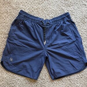 Legends Shorts Men’s Large Navy Blue Luka HD Shorts 7” inseam